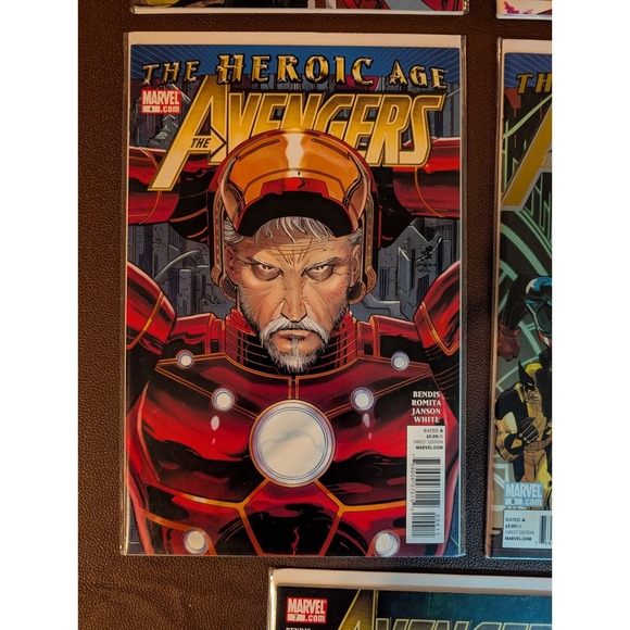 The Avengers #1 2 3 4 The Heroic Age 1st Azari Lot Bendis NM (2010 Marvel) - Picture 5 of 9